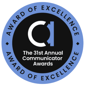 Communicator Awards 31st Annual Award of Excellence badge