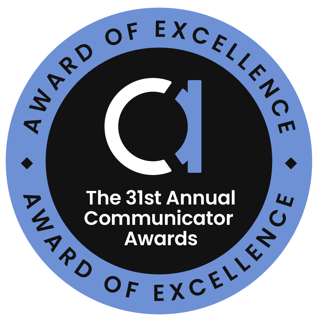 Communicator Awards 31st Annual Award of Excellence badge